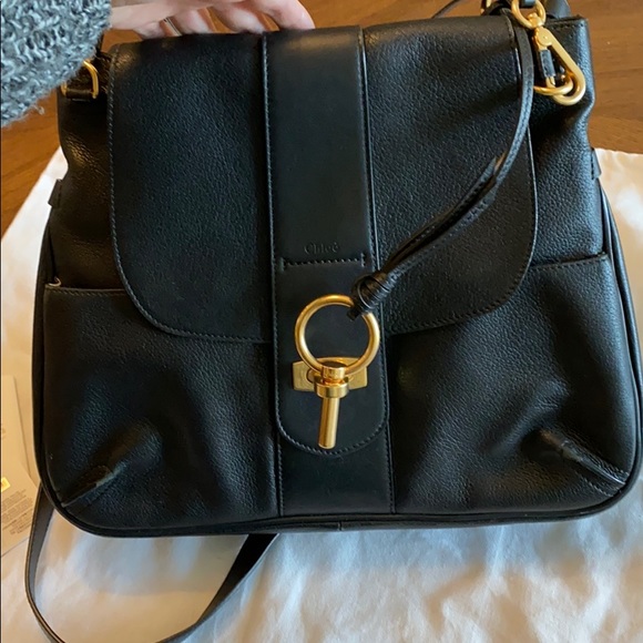 Chloe Lexa Grained Cross Body Shoulder Bag - Picture 2 of 13